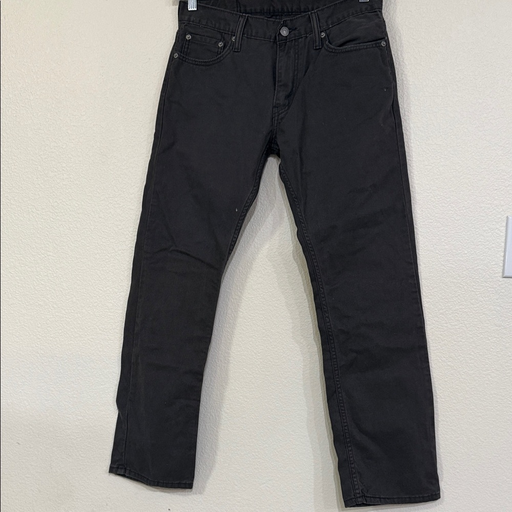 Levi's Men's Straight Black Jeans 514 EUC size 30x30